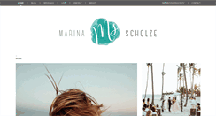 Desktop Screenshot of marinascholze.com